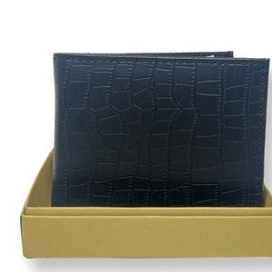 Mem's Black Wallet  Handcrafted